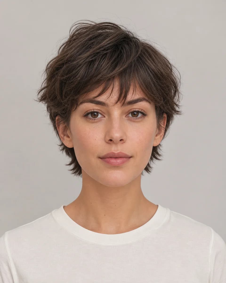 Western bixie — synthetic hairstyle study portrait